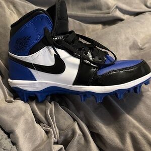 Jordan Kids' Black, Blue, and White Sneakers